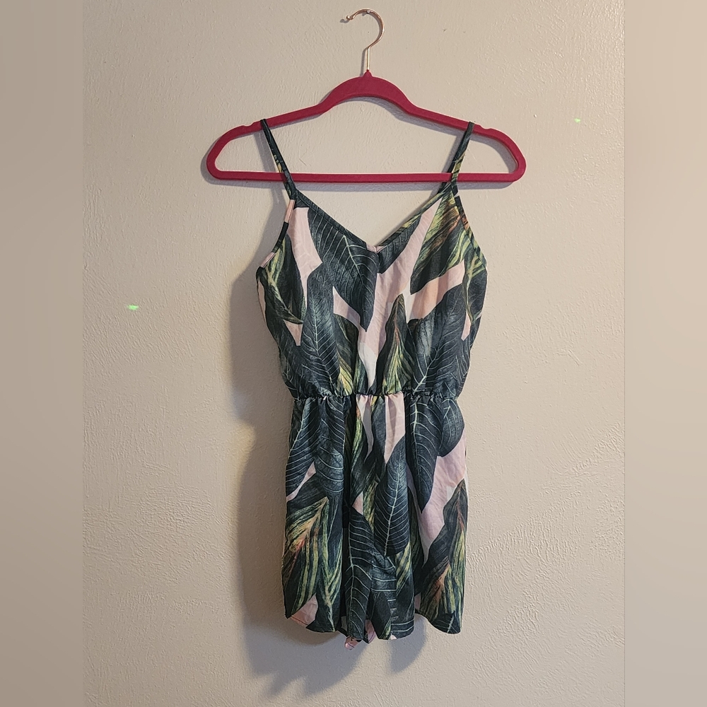 SHEIN Tropical Romper